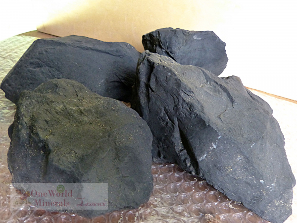 Schungit, Rohsteine XXL, per Kg